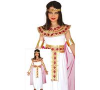 FIESTAS GUIRCA | Egyptian Woman Fancy Dress Costume Children (3-4 Years) - Dress, Cape, Bracelet and Belt - Pharaoh and Nile Queen Costumes for Halloween, Carnival and Fancy Dress Parties