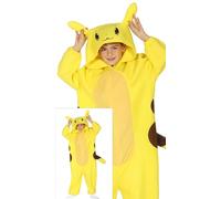 FIESTAS GUIRCA | Electric Chinchilla Child Fancy Dress (10-12 years) - Video Game Costumes for Themed Parties - Ideal for Boys and Girls - Yellow and Brown