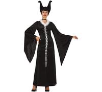 Fiestas Guirca Evil Fairy Maleficent Malificent Style Ladies Costume Size 10-12
