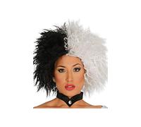 Fiestas Guirca Evil Madame Dog Lover Black and White Wig - One Size