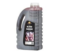 FIESTAS GUIRCA | Fake Blood Bottle (33.8 oz) - Latex Makeup for Horror and Scary Fancy Dress - Ideal for Halloween, Carnival and Horror Movie Parties - Suitable for All Users - Red