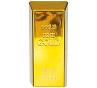 FIESTAS GUIRCA | Fake Gold Ingot (6.3x1.8 in) - Fancy Dress Accessory for Police, Desert Prince and Thief Parties - Ideal for Halloween and Carnival - For Children and Adults - Gold