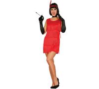 Fiestas Guirca Fancy Dress Adult Charleston in Red | Size: Medium Fiestas Guirca Red M