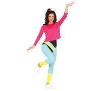 Fiestas Guirca Fancy Dress Adult Gymnast Costume | Size: Large Fiestas Guirca Multicolor L