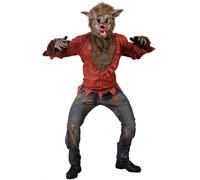 Fiestas Guirca Fancy Dress Adult lf Costume in Red | Size: Large Fiestas Guirca Red L