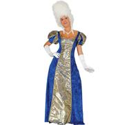Fiestas Guirca Fancy Dress Adult Marchioness in Blue | Size: Large Fiestas Guirca Blue L