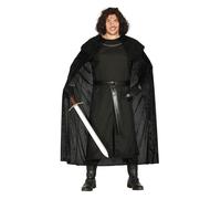 Fiestas Guirca Fancy Dress Adult Medieval Guard in Black | Size: Large Fiestas Guirca Black L