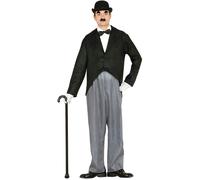 Fiestas Guirca Fancy Dress Adult Mr. Actor in Black | Size: Large Fiestas Guirca Black L
