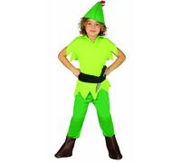 FIESTAS GUIRCA Green Archer Fancy Dress Costume 5-6 years