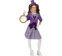 Fiestas Guirca Alice Crazy Hat Woman Fancy Dress Costume Girl Age 7-9 Years