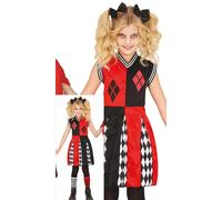 Fiestas Guirca Fancy Dress Child Dangerous Cheerleader in Black | Size: 3-4 Years Fiestas Guirca Black 3-4 Years