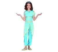Fiestas Guirca Fancy Dress Child Desert Princess in Blue | Size: 8-9 Years Fiestas Guirca Blue 8-9 Years