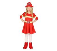 Fiestas Guirca Fancy Dress Child Firefighter in Red | Size: 3-4 Years Fiestas Guirca Red 3-4 Years
