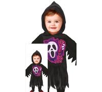 FIESTAS GUIRCA Lil Death Baby Fancy Dress Costume - Ghost Grim Reaper Toddler Costume - Baby Boys Age 18-24 Months