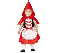 Fiestas Guirca Fancy Dress Child Little Hood in Red | Size: 1-2 Years Fiestas Guirca Red 1-2 Years
