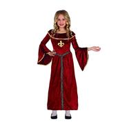 Fiestas Guirca Fancy Dress Child Medieval Princess in Burgundy | Size: 3-4 Years Fiestas Guirca Burgundy 3-4 Years