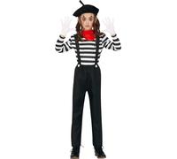 Fiestas Guirca Silent Film Mime Artist Fancy Dress Costume Child Age 5-6 Years
