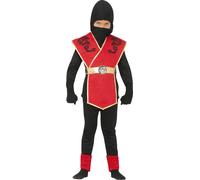 Fiestas Guirca Fancy Dress Child Ninja in Black | Size: 5-6 Years Fiestas Guirca Black 5-6 Years