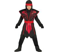 Fiestas Guirca Fancy Dress Child Ninja Shadow in Black | Size: 11-12 Years Fiestas Guirca Black 11-12 Years