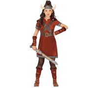 Fiestas Guirca Fancy Dress Child Nordic Warrior in Brown | Size: 8-9 Years Fiestas Guirca Brown 8-9 Years