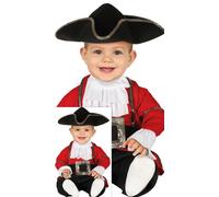 Fiestas Guirca Fancy Dress Child Pirate in Black | Size: 1-2 Years Fiestas Guirca Black 1-2 Years