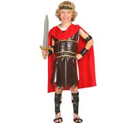 Fiestas Guirca Fancy Dress Child Roman Warrior in Red | Size: 11-12 Years Fiestas Guirca Red 11-12 Years