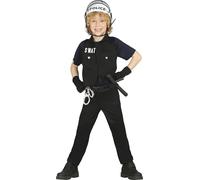 Fiestas Guirca Fancy dress police swat children size 5-6 years