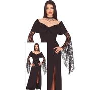 Fiestas Guirca Fancy Dress Teen Goth Mother in Black | Size: 15-16 Years Fiestas Guirca Black 15-16 Years