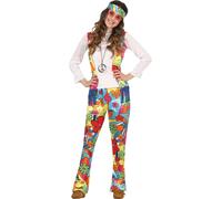 Fiestas Guirca Fancy Dress Teen Hippie | Size: 15-16 Years Fiestas Guirca Multicolor 15-16 Years