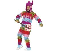 FIESTAS GUIRCA Funny Piñata Mens Fancy Dress Costume with Dartboard - Llama Bachelor Party Stag Do Fancy Dress Men Size XL 44-46