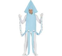 FIESTAS GUIRCA Funny Squid Fancy Dress Men or Women - Comedy Costume Fancy Dress Men Size S