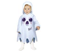 FIESTAS GUIRCA | Ghost Baby Costume Boy - Hooded Tunic for Infants