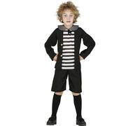 FIESTAS GUIRCA | Ghost Boy Fancy Dress Costume for Children - Shirt, Jacket and Trousers - Ideal for Halloween, Carnival and Fancy Dress Parties - Black and White