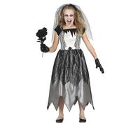 FIESTAS GUIRCA Ghost Bride Fancy Dress Costume for Girls 10-12 Years