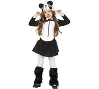 FIESTAS GUIRCA Girl Panda Costume 7-9 Years