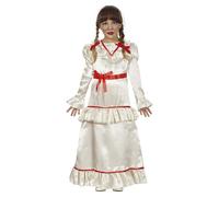 Fiestas Guirca Girls Devil Doll Costume Dress7-9 Years White/Red FG1303