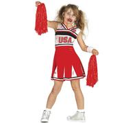 Fiestas Guirca Girls Zombie Cheerleader Costume FG1469