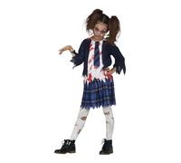 Fiestas Guirca Girls Zombie High Schooler Costume Set FG1516