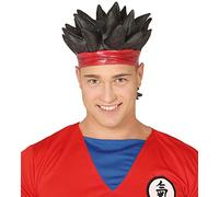 FIESTAS GUIRCA Goku manga wig in latex for cosplay disguise
