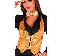 FIESTAS GUIRCA Gold Sequin Vest for women