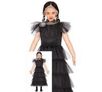 Gothic Girl Queen Fancy Dress Halloween Costume Unbranded Black One Size