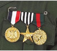 Fiestas Guirca GUI18694-3 Military Medals Lapel Pin (Chest)