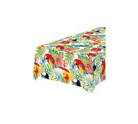 FIESTAS GUIRCA | Hawaii Multicolour Tablecloth (53.9x107.9 in) - Table Decoration for Graduation and Hawaiian Themed Parties - Ideal for Summer Celebrations and Events - Multicolour
