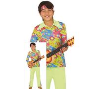 FIESTAS GUIRCA Hippie Boy Costume - Size 7-9 Years