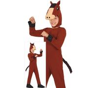 FIESTAS GUIRCA Horse Boys Fancy Dress Costume - Horse Jumpsuit Kids - Animal Kids Fancy Dress Costumes Boys - Boys Age 5-6 Years