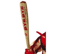FIESTAS GUIRCA | Inflatable Baseball Bat Halloween (75 cm) - Costume Accessory for Killer Clown, Cheerleader, Carnival, Oktoberfest, Sports Parties, Men Women Kids - Brown