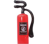 FIESTAS GUIRCA | Inflatable Extinguisher (19.7 in) - Fun Accessory for Firefighter Parties and Celebrations - Ideal for Carnival, Halloween and Themed Events - Suitable for All Users - Red