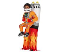 Fiestas Guirca - Inflatable Rocket with Astronaut Costume - Men