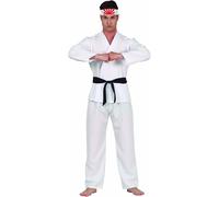 Fiestas Guirca Karate Man Karate Kid Gents Fancy Dress Costume Size Large