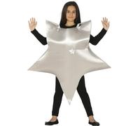 Fiestas Guirca Kids Nativity Silver Star Costume- Christmas Star Costume 5-6 Years